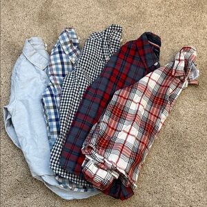 5 Kids button down shirts size 4T